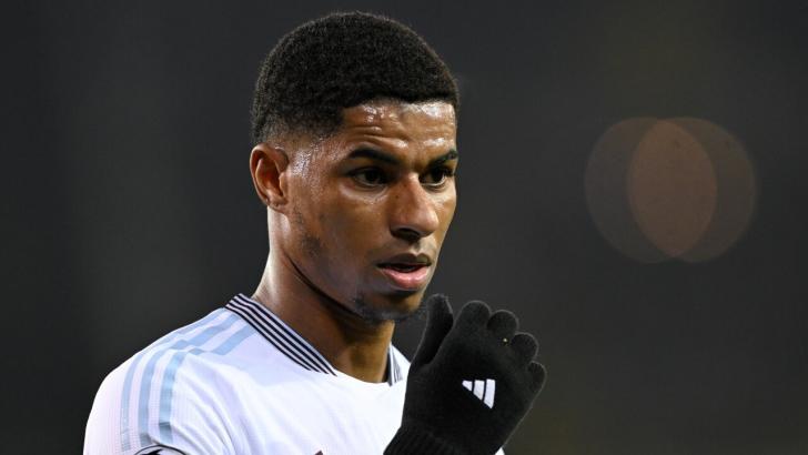 Aston Villa and England forward Marcus Rashford